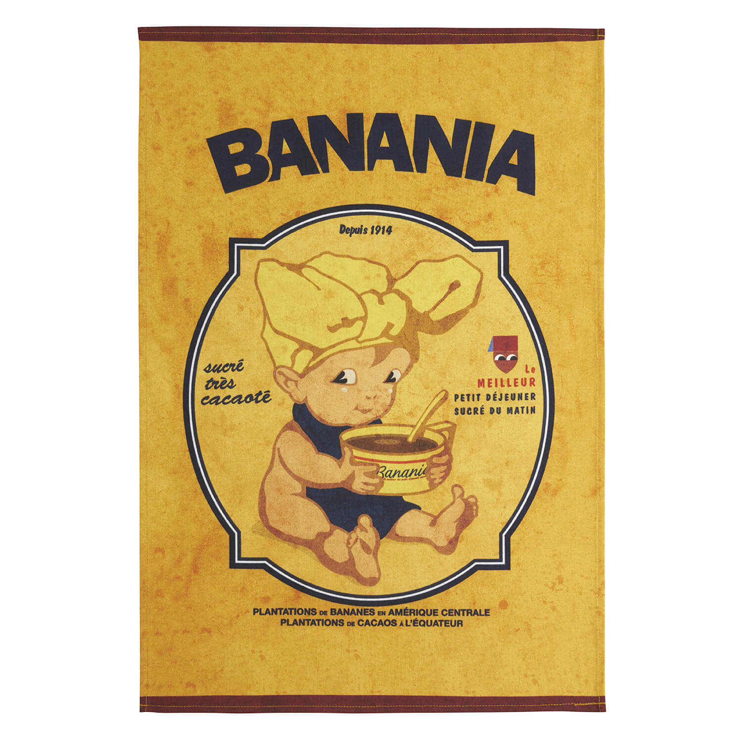 Torchon BANANIA Bambin en coton imprimé – Coucke - COUCKE
