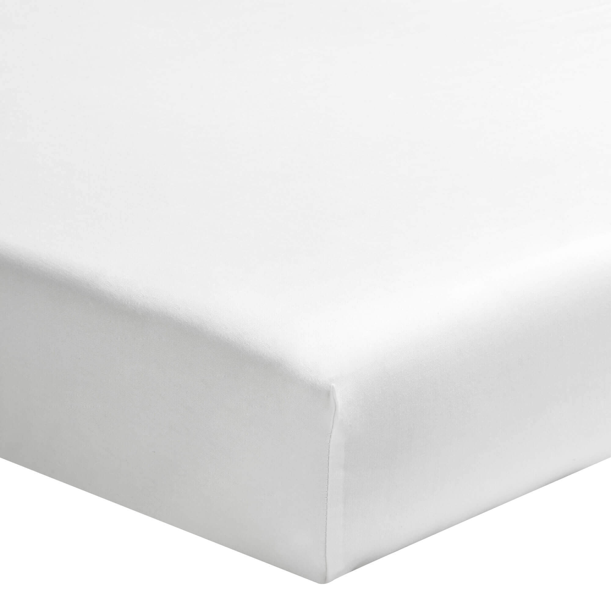 Parure de lit en percale de coton ATLAS Craie certifié OEKO-TEX®