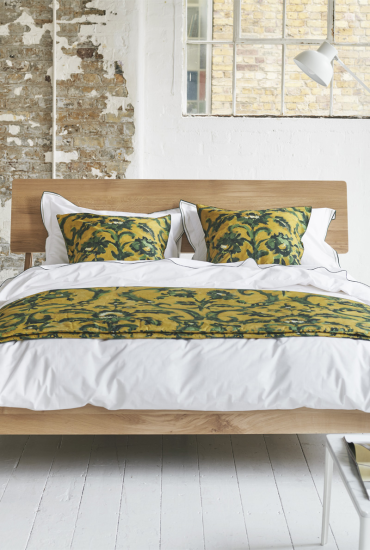 Cotton percale bedspread Guerbois 260x240 cm