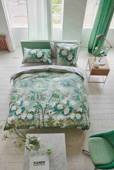 Cotton satin bed set Fleur Orientale