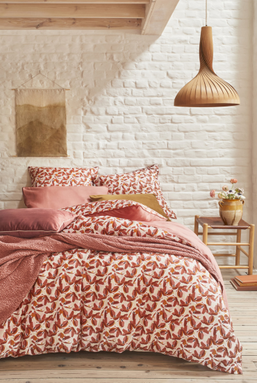 Percale cotton bed set ALLEGORIA