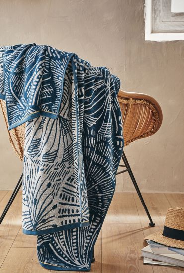 Cotton jacquard beach towel BORNEO