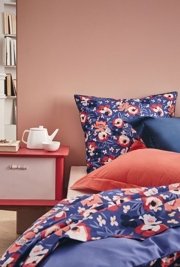 Drap plat en percale de coton ALICE