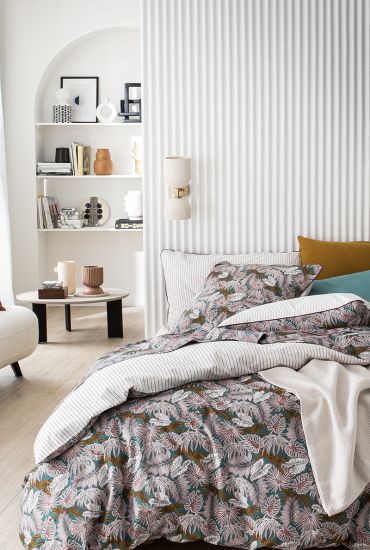 Parure de lit en percale de coton LUXURIA