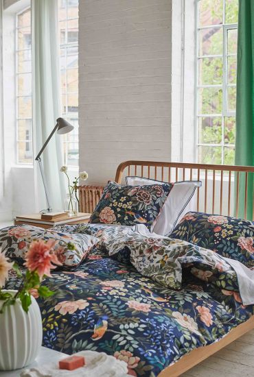 Bed linen set in cotton sateen PORCELAIN DE CHINE