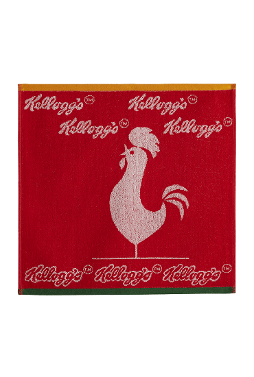 Essuie main de cuisine KELLOGG'S COQ 50x50 cm