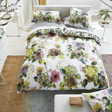 Cotton percale pillowcase Palace Flower