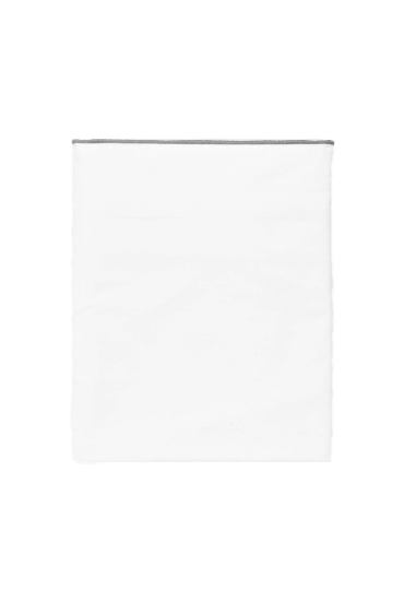 Plain flat sheet in cotton sateen ASTOR Graphite 240x300 cm - Designers Guild