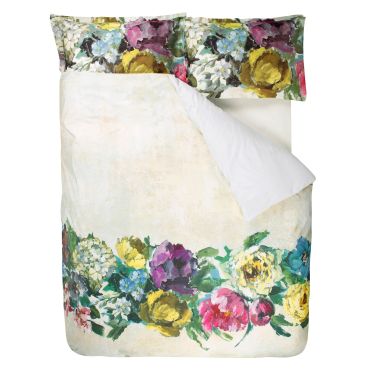 Housse de couette en satin de coton GHIRLANDA