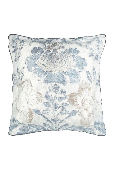 Printed pillowcase in cotton sateen DAMASCO 65x65 cm - Designers Guild