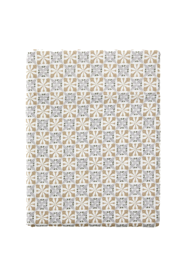 Drap plat en percale de coton GALADRIEL