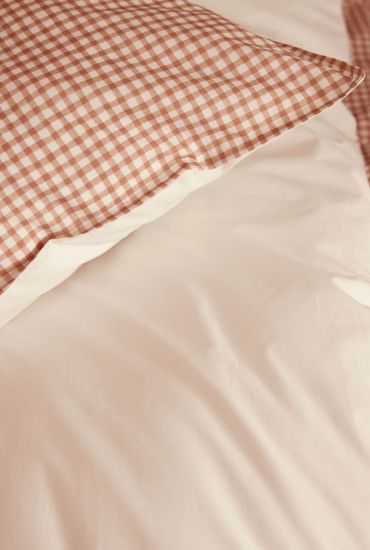 Taie d'oreiller enfant en percale de coton Mini Vichy