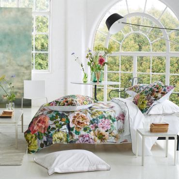 Bed linen set in cotton sateen GRANDIFLORA