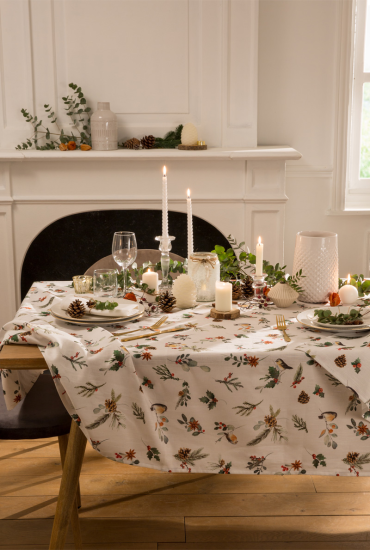 Tablecloth in metis MAGIE DE NOEL