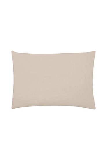 Pillowcase in washed cotton gauze TENDRESSE