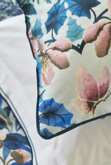 Parure de lit en percale de coton IKEBANA DAMASK