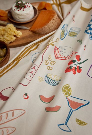 Torchon en coton L'apéro dinatoire