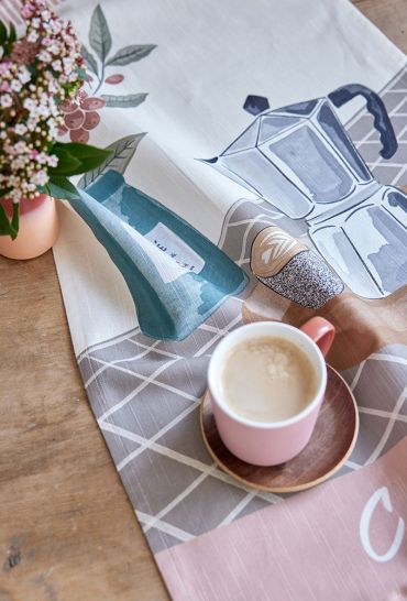 Torchon en métis Café latte