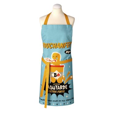 Tablier en coton MISTERATOMIC BOUCHANFEU