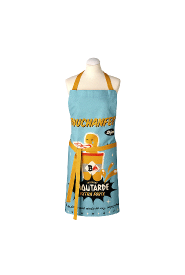 Apron in cotton MISTERATOMIC BOUCHANFEU