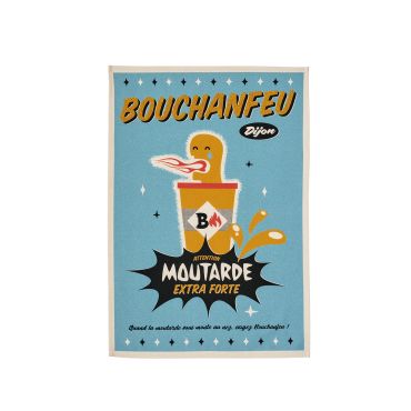Torchon en coton BOUCHANFEU MISTERATOMIC