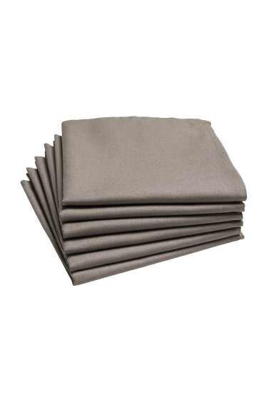 Set of 6 Napkins LA LILLOISE Pepper 45x45 cm