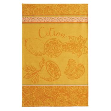 Torchon en coton CITRON
