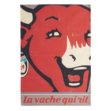 Torchon en coton LA VACHE QUI RIT