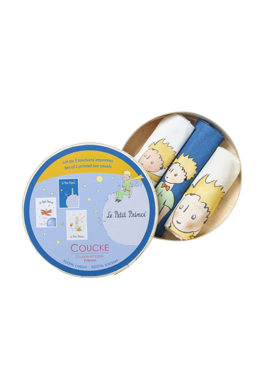 Lot boite 3 torchons en coton LE PETIT PRINCE