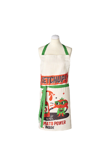 Apron in cotton MISTERATOMIC TOMATOPOWER