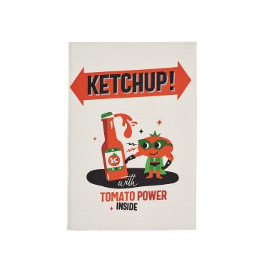 Torchon en coton MISTERATOMIC TOMATOPOWER