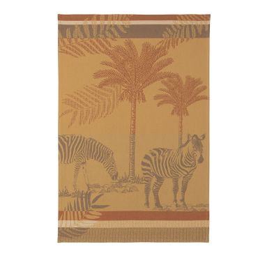 Tea towel in cotton jacquard ZÈBRE