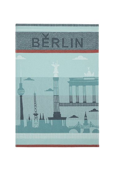 Torchon en jacquard de coton BERLIN CITY