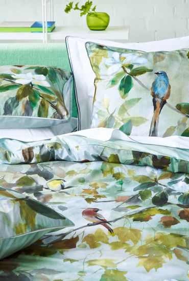 Cotton percale pillowcase Maple Tree