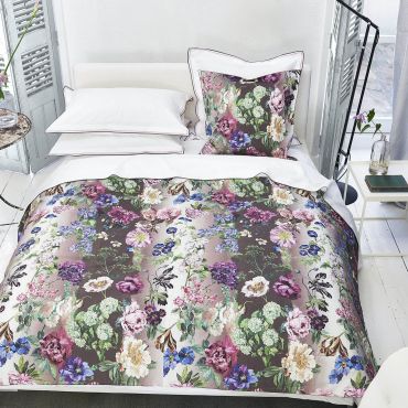 Printed quilt in cotton percale ALEXANDRIA