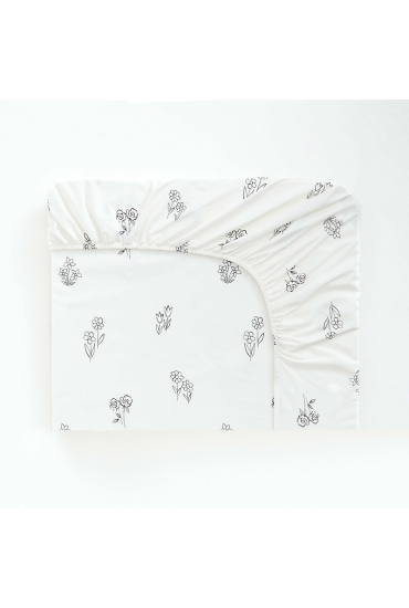 Drap housse en coton BALLERINA BUNNY