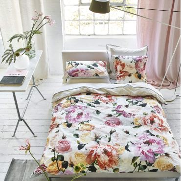 Housse de couette en percale de coton TOURANGELLE