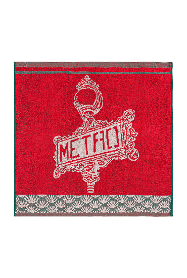 Tea towel in cotton PANNEAU METRO