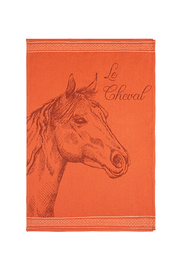 Torchon en coton ETALON LE CHEVAL