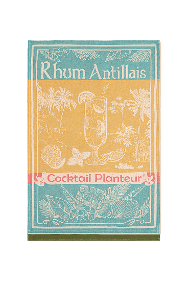 Torchon en coton RHUM ANTILLAIS