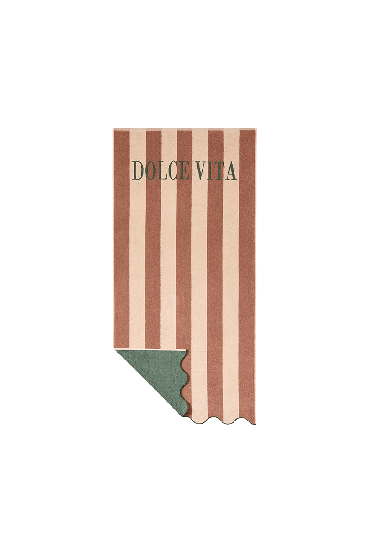 Drap de plage en jacquard de coton Dolce Vita