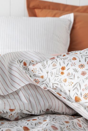 Cotton percale pillowcase Honoré