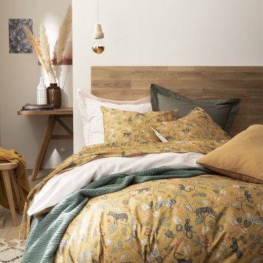 Parure de lit en percale de coton BESTIAIRE