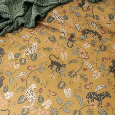 Bed linen set in cotton percale BESTIAIRE
