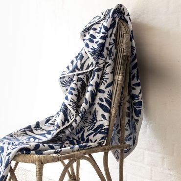 Serviette de plage en jacquard de coton BREHAT
