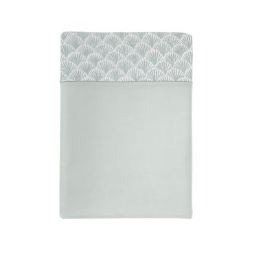 Drap plat en percale de coton NEREIDE