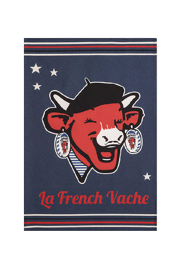 Torchon en coton VACHE QUI RIT FRENCH VACHE