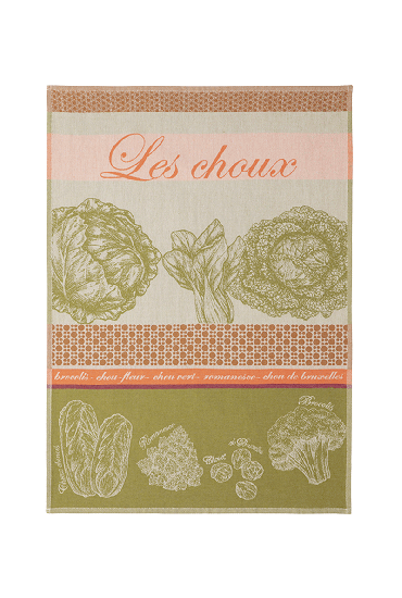 Torchon en jacquard de coton CHOUX