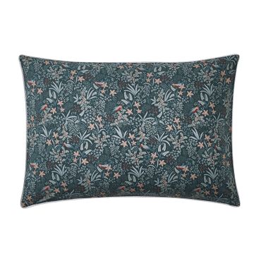 Housse de coussin en percale de coton ODE NOCTURNE