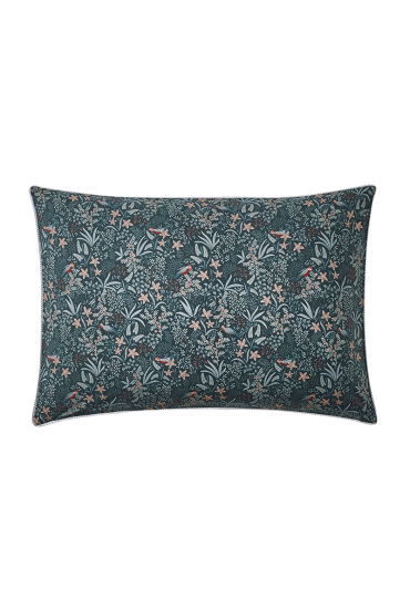 Cushion cover in cotton percale ODE NOCTURNE
